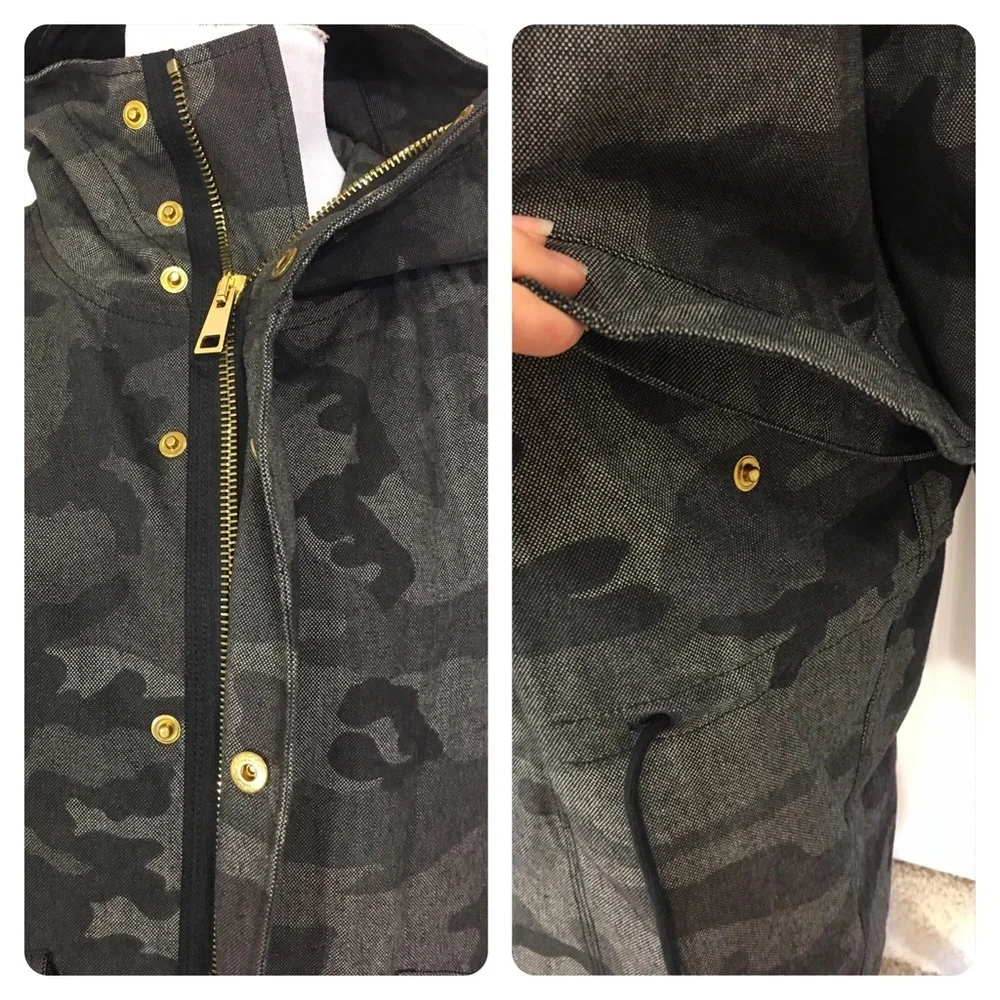 NWT! U Bloomingdales Camouflage Parka